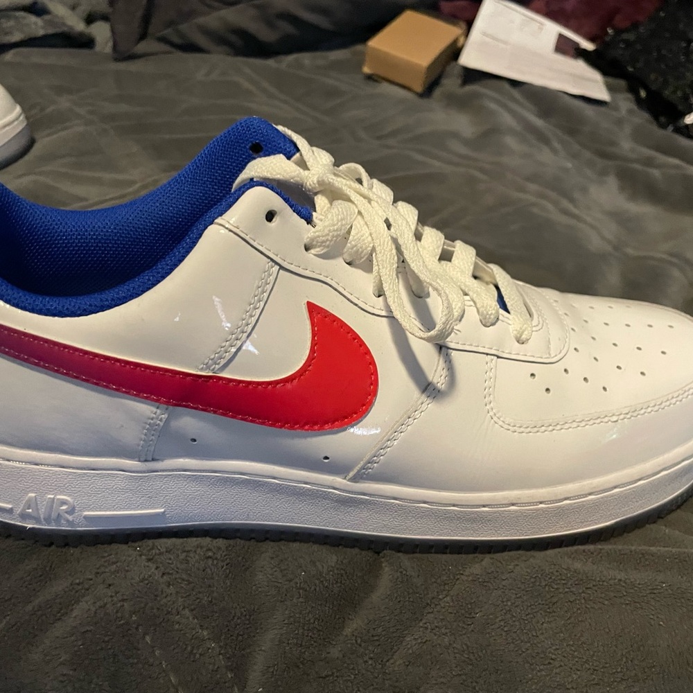 Nike Air Force I’ve 50th year anniversary shoe celebrating the swoosh